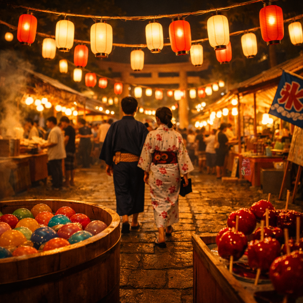 Summer festival scene